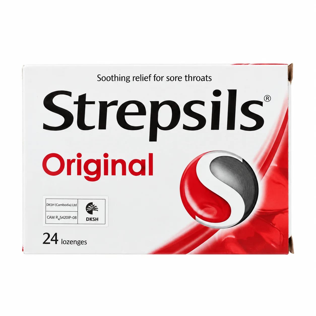 Strepsils Original 1.2 mg dichlorophenylcarbinol / 0.6 mg amylmetacresol