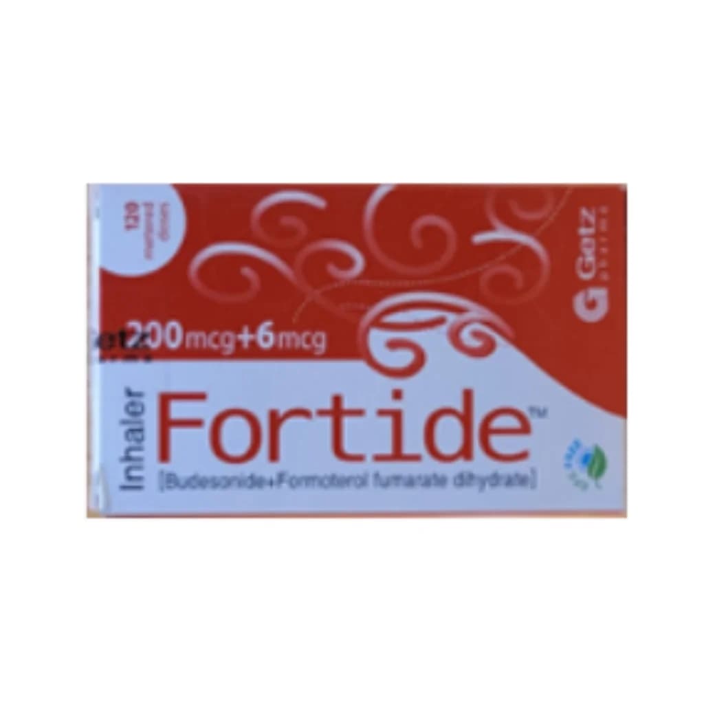 Fortide Inhaler (Budesonide 200mcg/Formoterol 6mcg) 200mcg