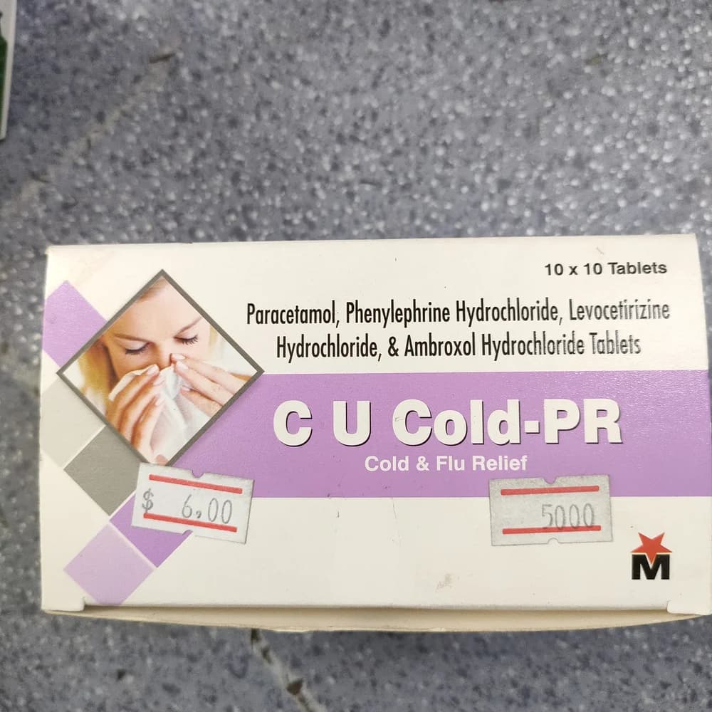 C U Cold-PR 500 mg / 5 mg / 5 mg / 30 mg