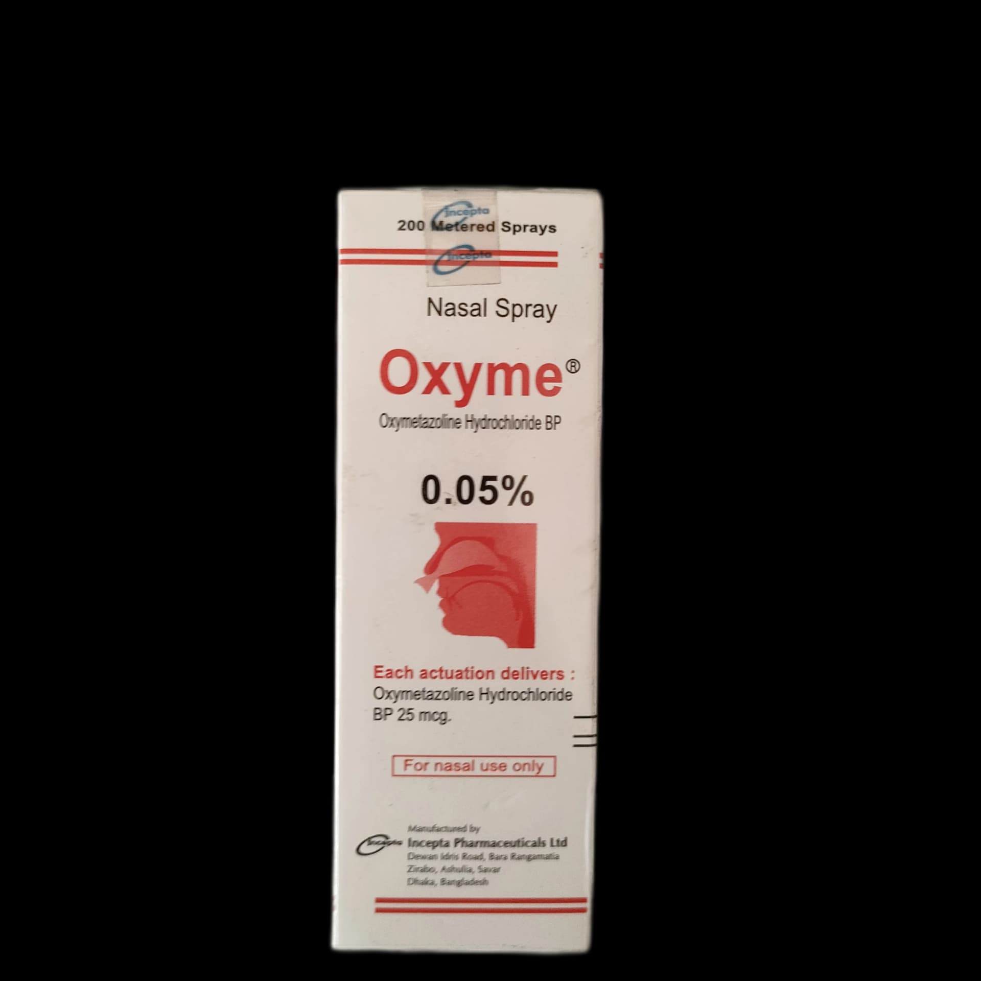 Oxyme Nasal Spray 0.05%