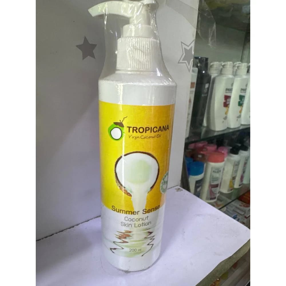 Tropicana Virgin Coconut Oil Summer Sense Coconut Skin Lotion, 200 mL
