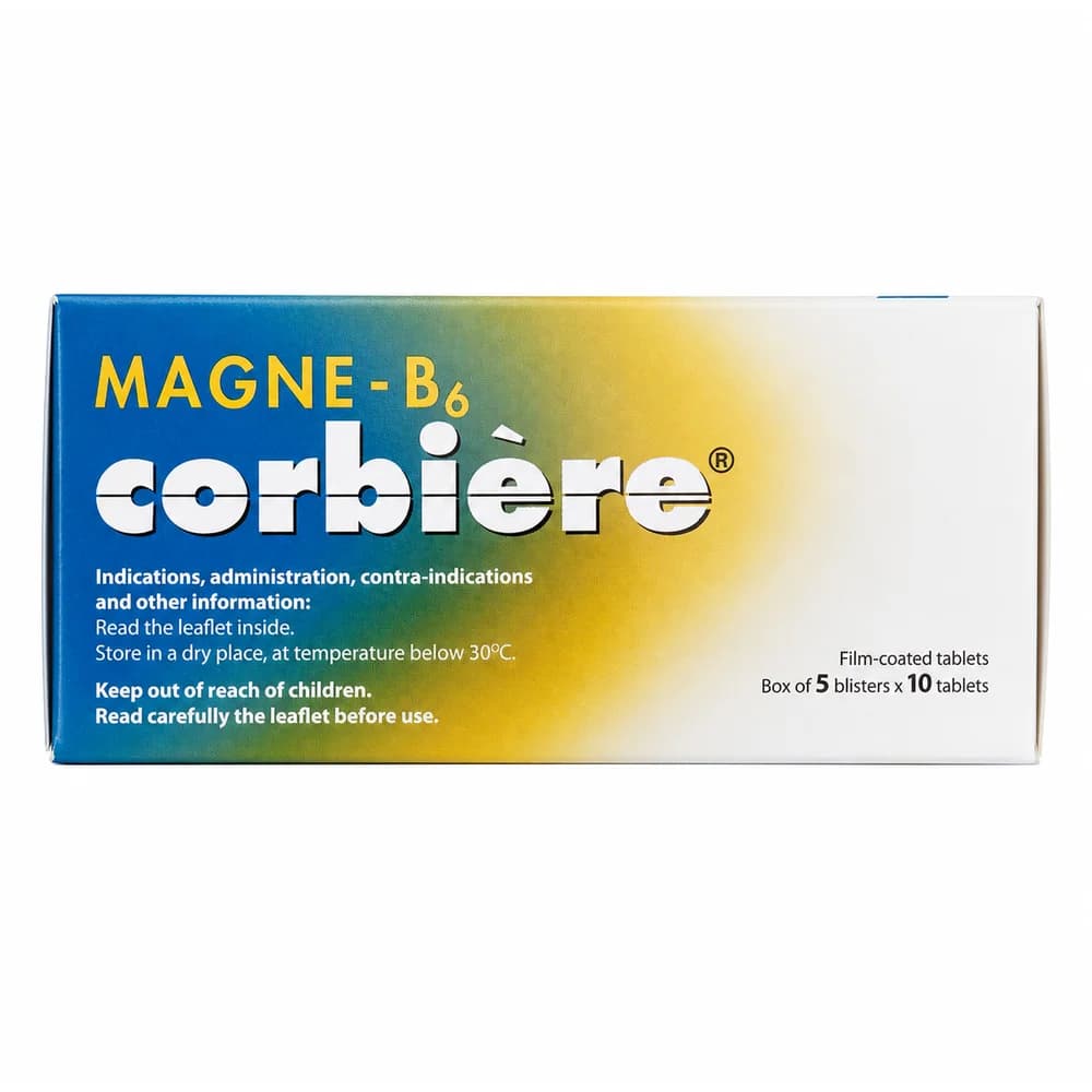 Corbière Magnesium lactate dihydrate 470 mg + Pyridoxine HCl 5 mg
