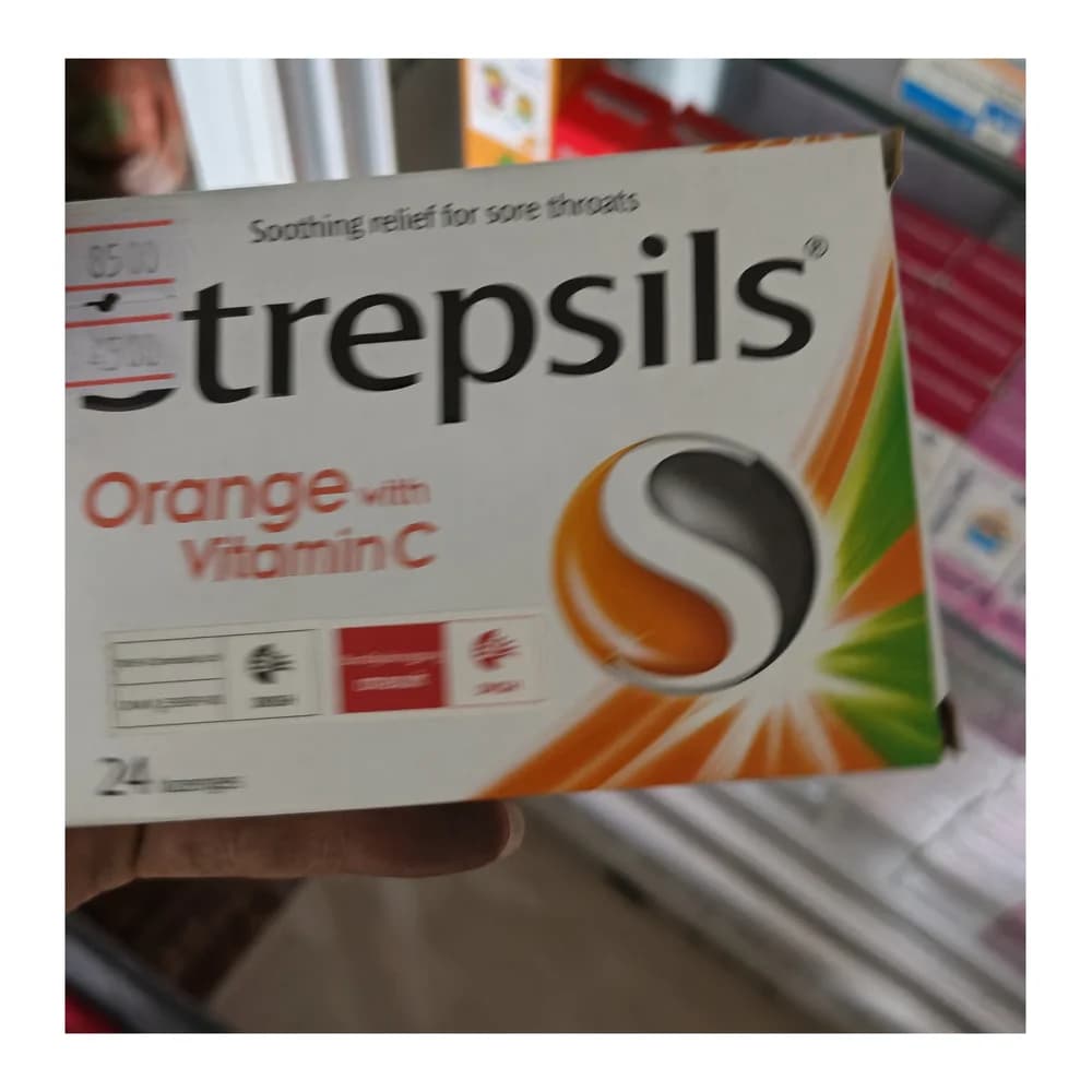 Strepsils Orange with Vitamin C 1.2 mg / 0.6 mg / 100 mg