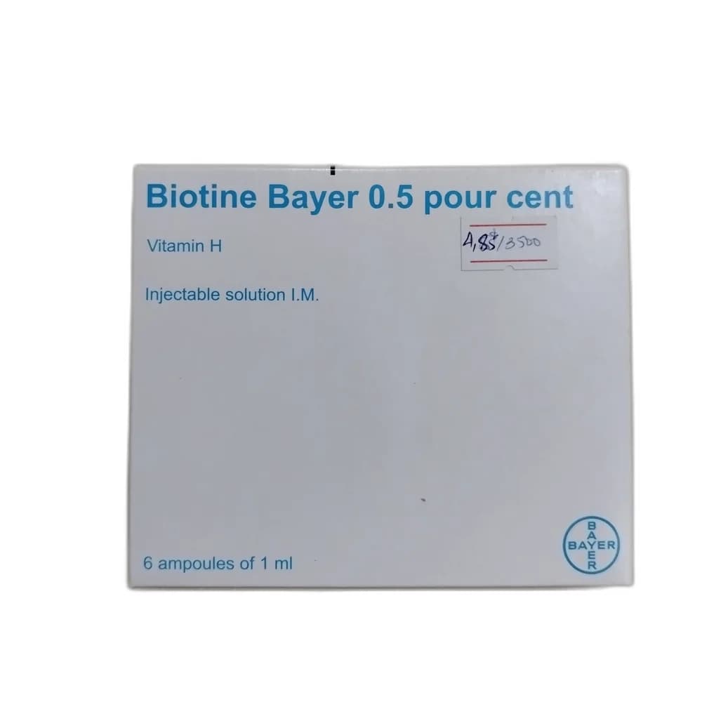 Biotine Bayer 0.5% (5 mg / 1 ml)
