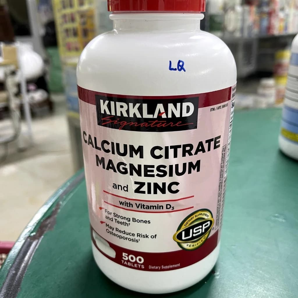 Kirkland Calcium Citrate Magnesium and Zinc Not available
