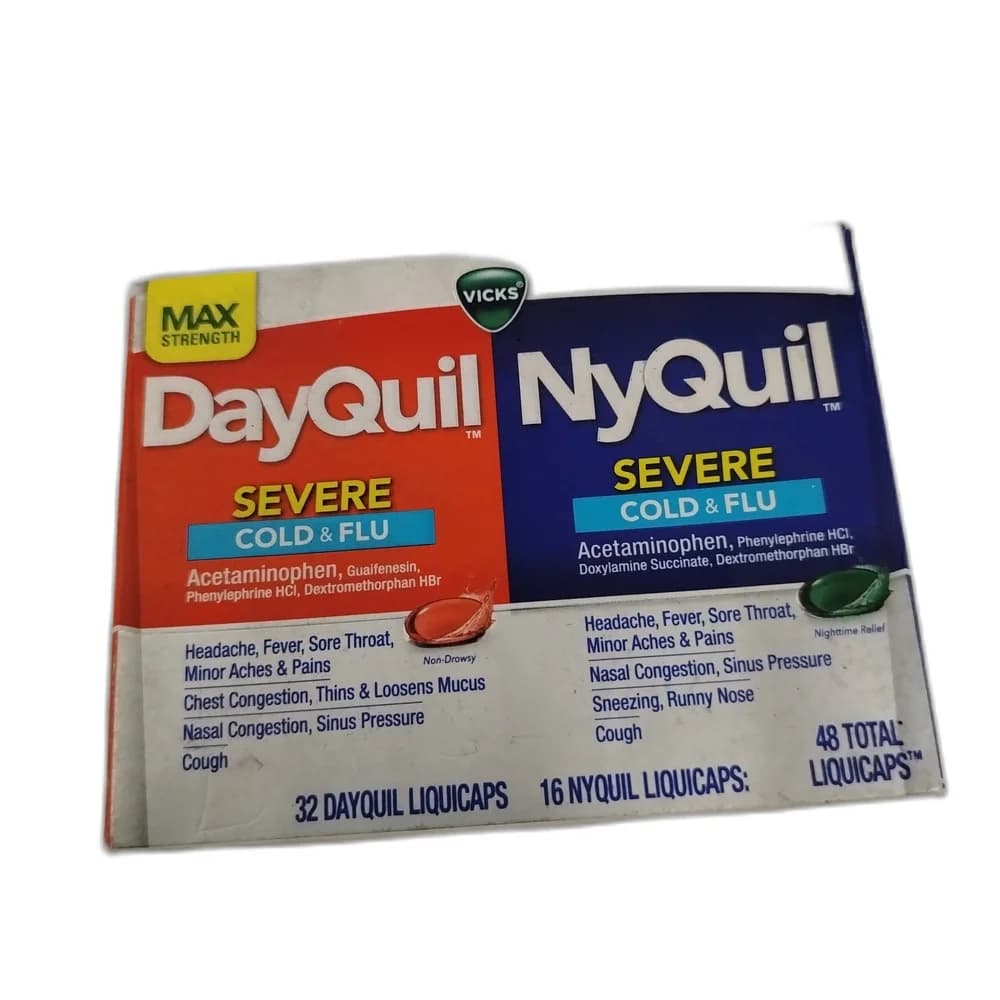 Vicks DayQuil & NyQuil Severe Cold & Flu 325 mg