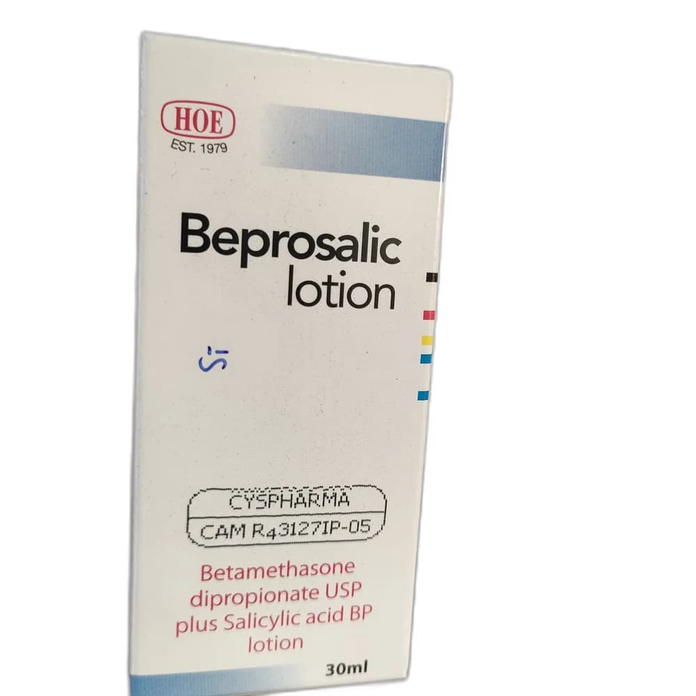 Beprosalic Betamethasone dipropionate USP 0.064% w/v + Salicylic acid BP 2.0% w/v