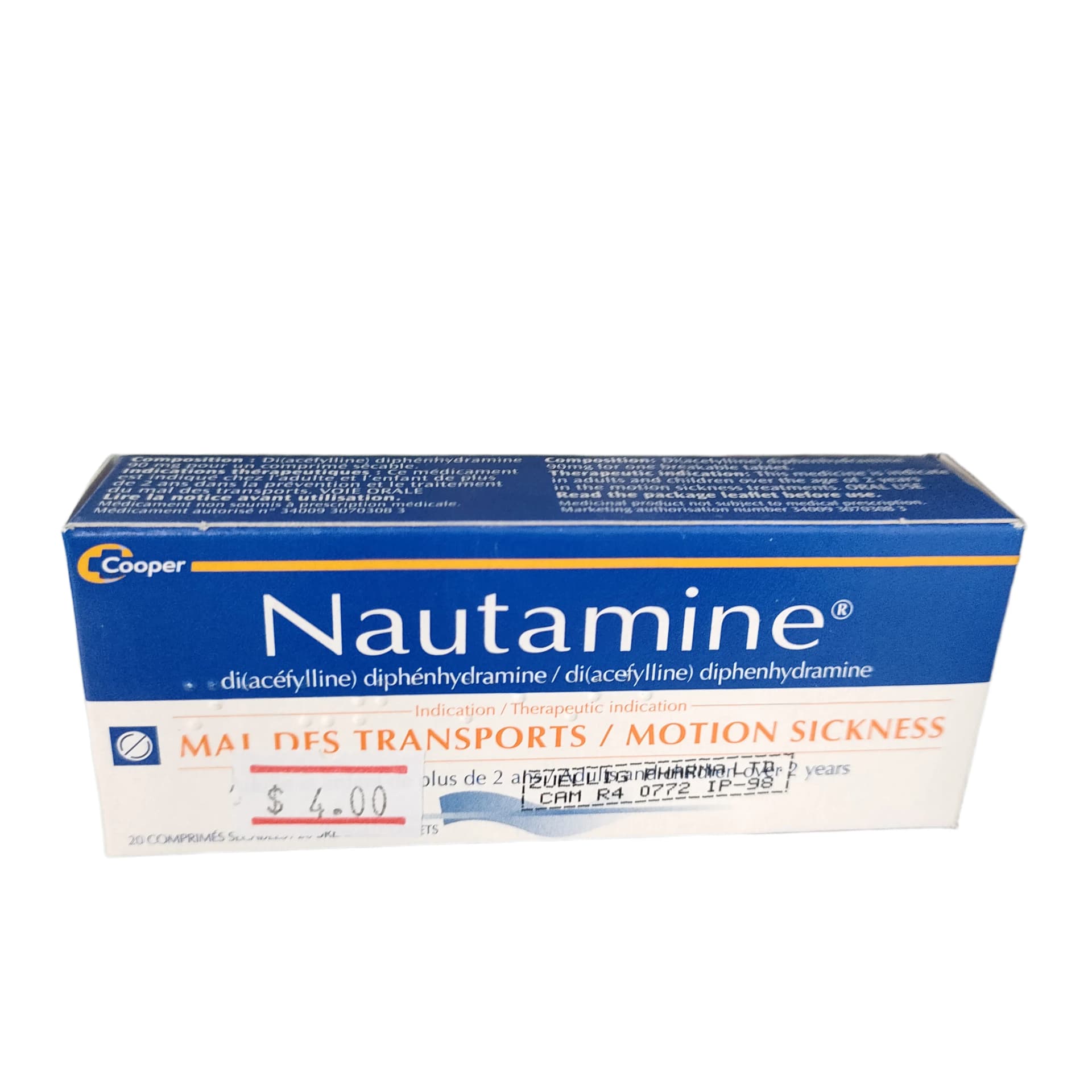 Nautamine di(acéfylline) diphénhydramine