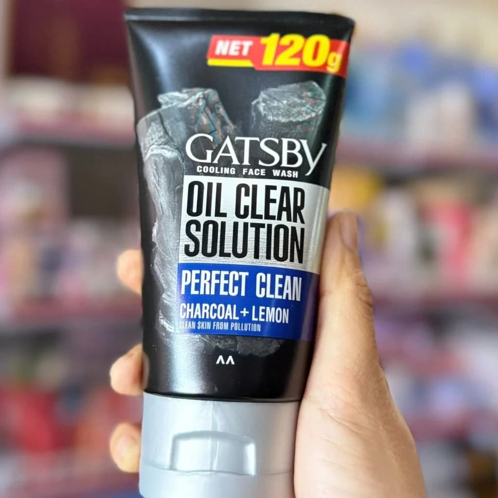 Gatsby Oil Clear Solution (Perfect Clean Charcoal + Lemon) 120g