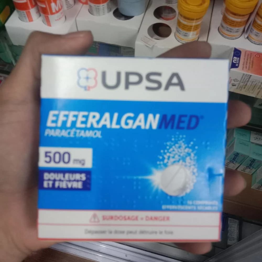 Efferalgan Med Paracetamol 500 mg per scored effervescent tablet