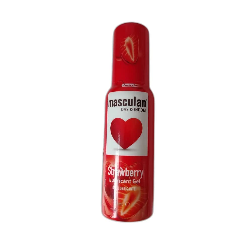Masculan Strawberry Lubricant Gel, 75 mL