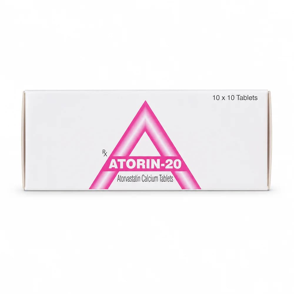 Atorin-20 Atorvastatin 20 mg tablets