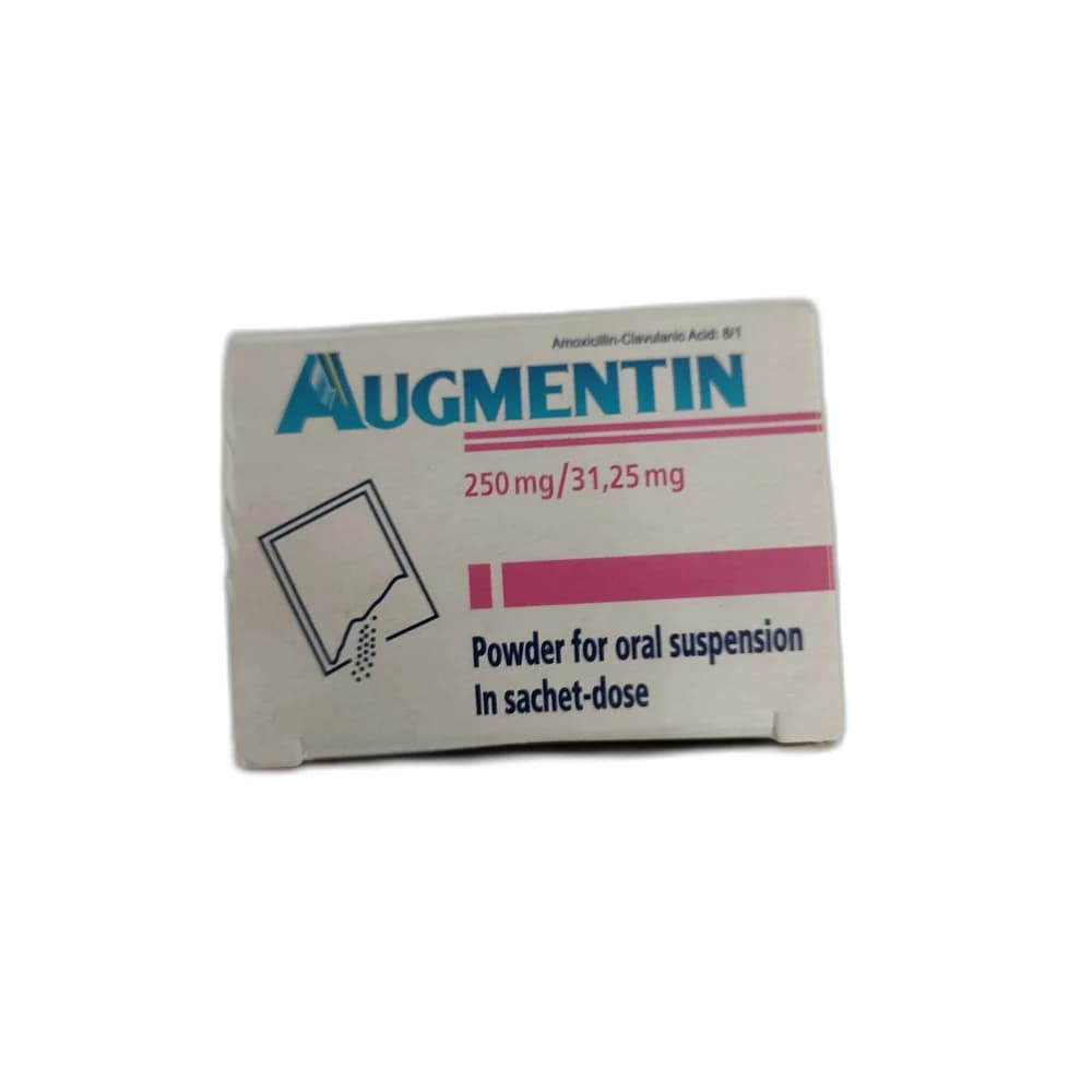 Augmentin 250mg/31.25mg per sachet