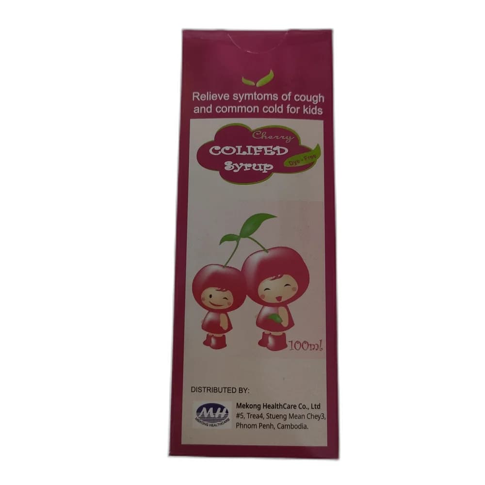 Colifed Syrup Acetaminophen 650 mg / Chlorpheniramine Maleate 4.15 mg / Dextromethorphan HBr 26.65 mg / dl-Methylephedrine HCl 33.3 mg / Guaifenesin 140 mg per 100 ml