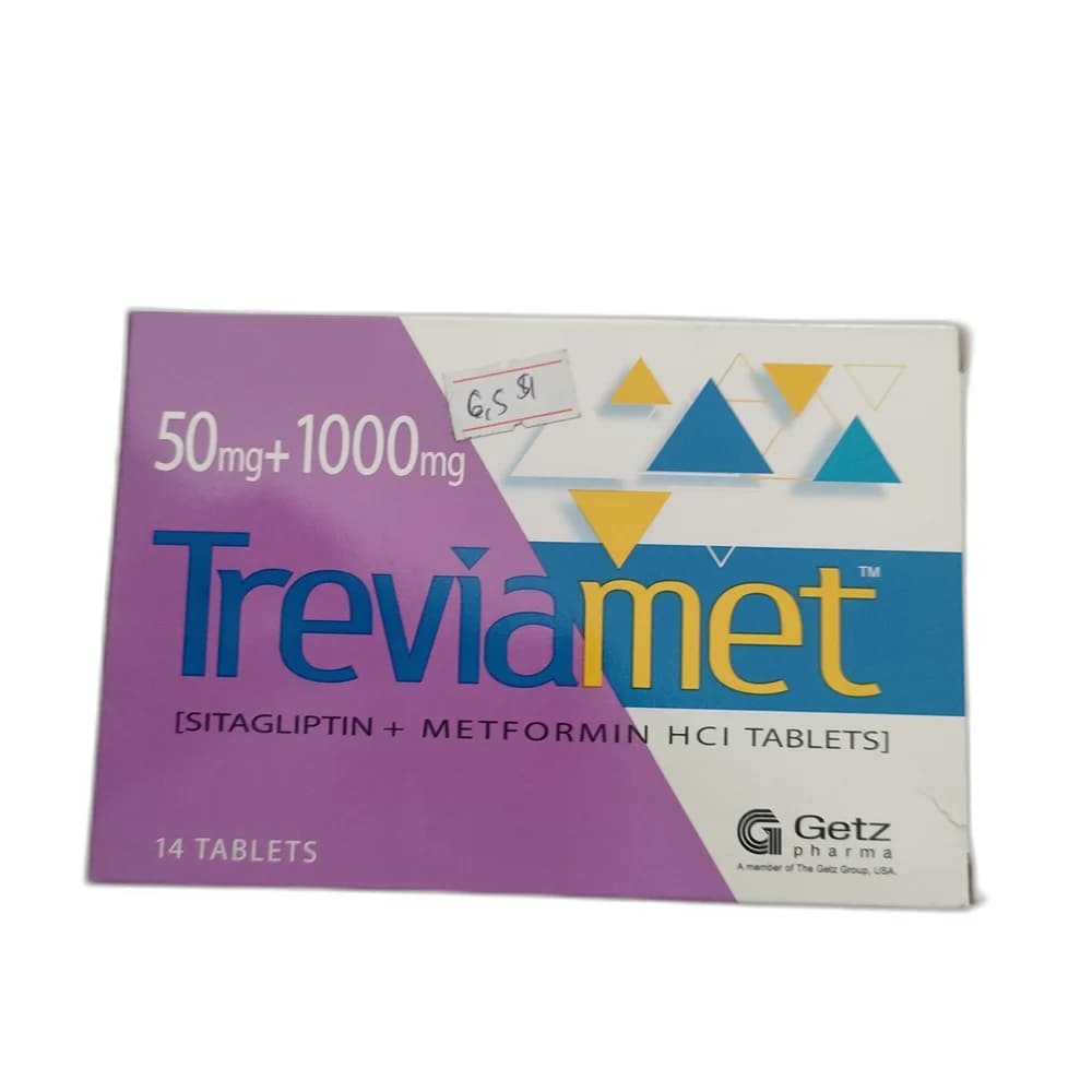 Treviamet 50 mg + 1000 mg