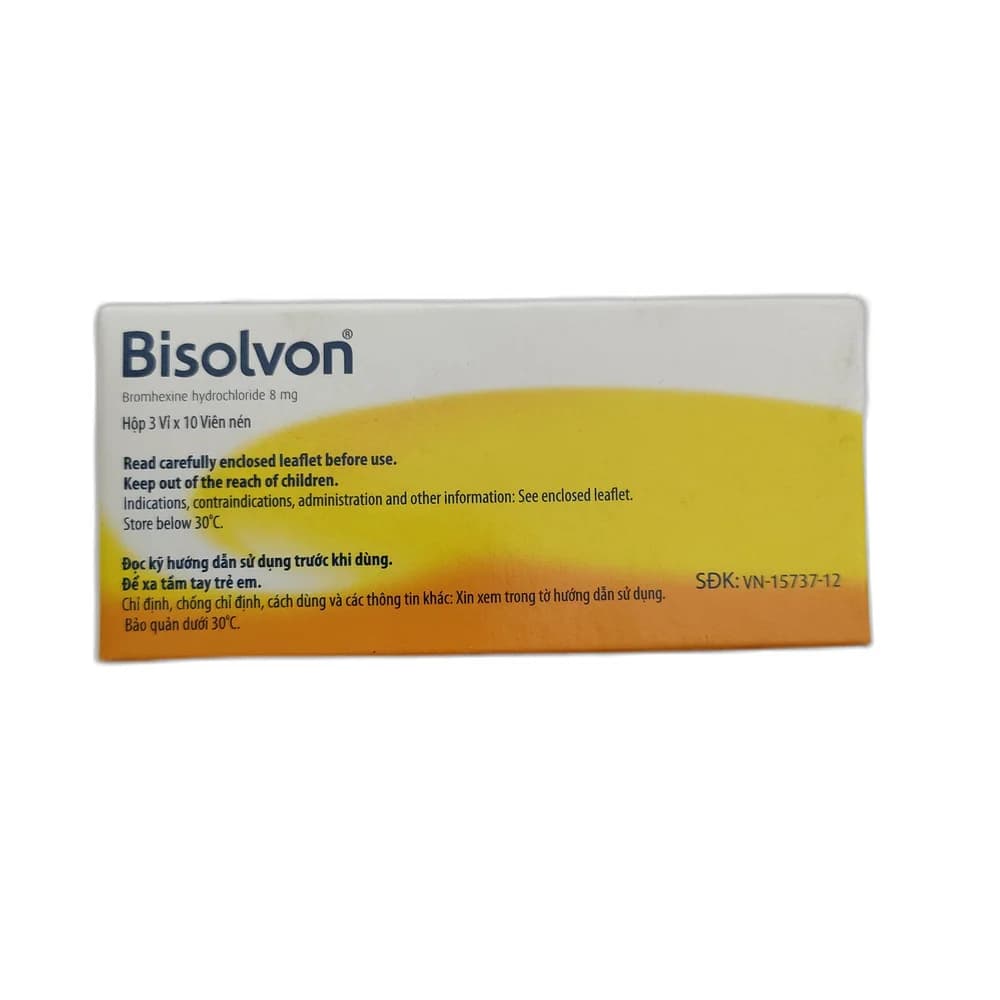 Bisolvon 8 mg per tablet