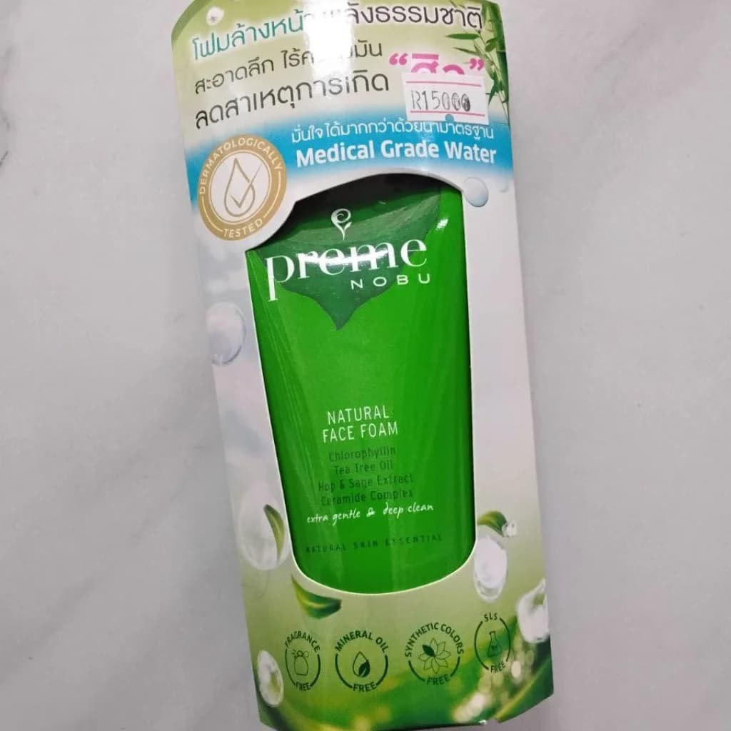 Preme Nobu Natural Face Foam 50g