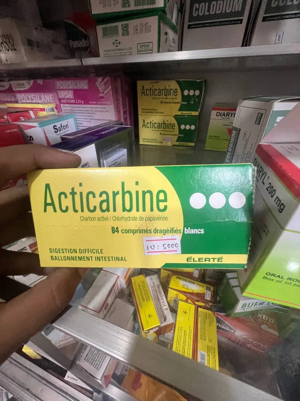 Acticarbine Activated charcoal + Simethicone