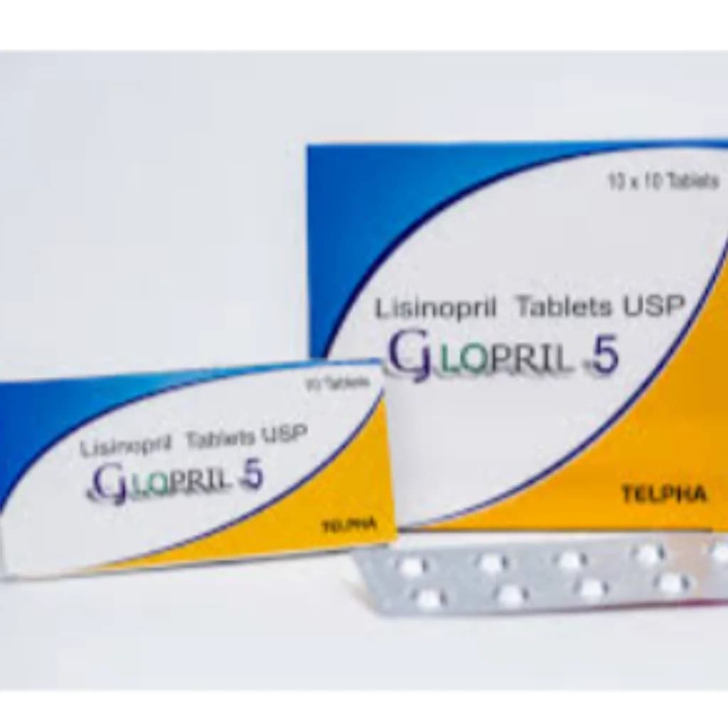 Glopril 5 5 mg uncoated tablet (10 x 10 tablets per box)