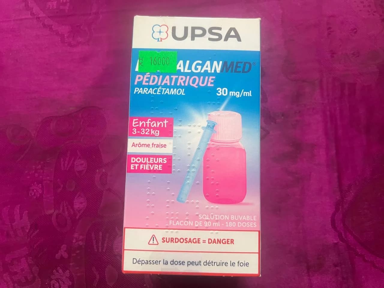 Upsa efferalganmed 30mg/ml