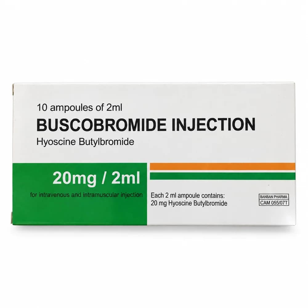 Buscobromide 20 mg / 2 ml