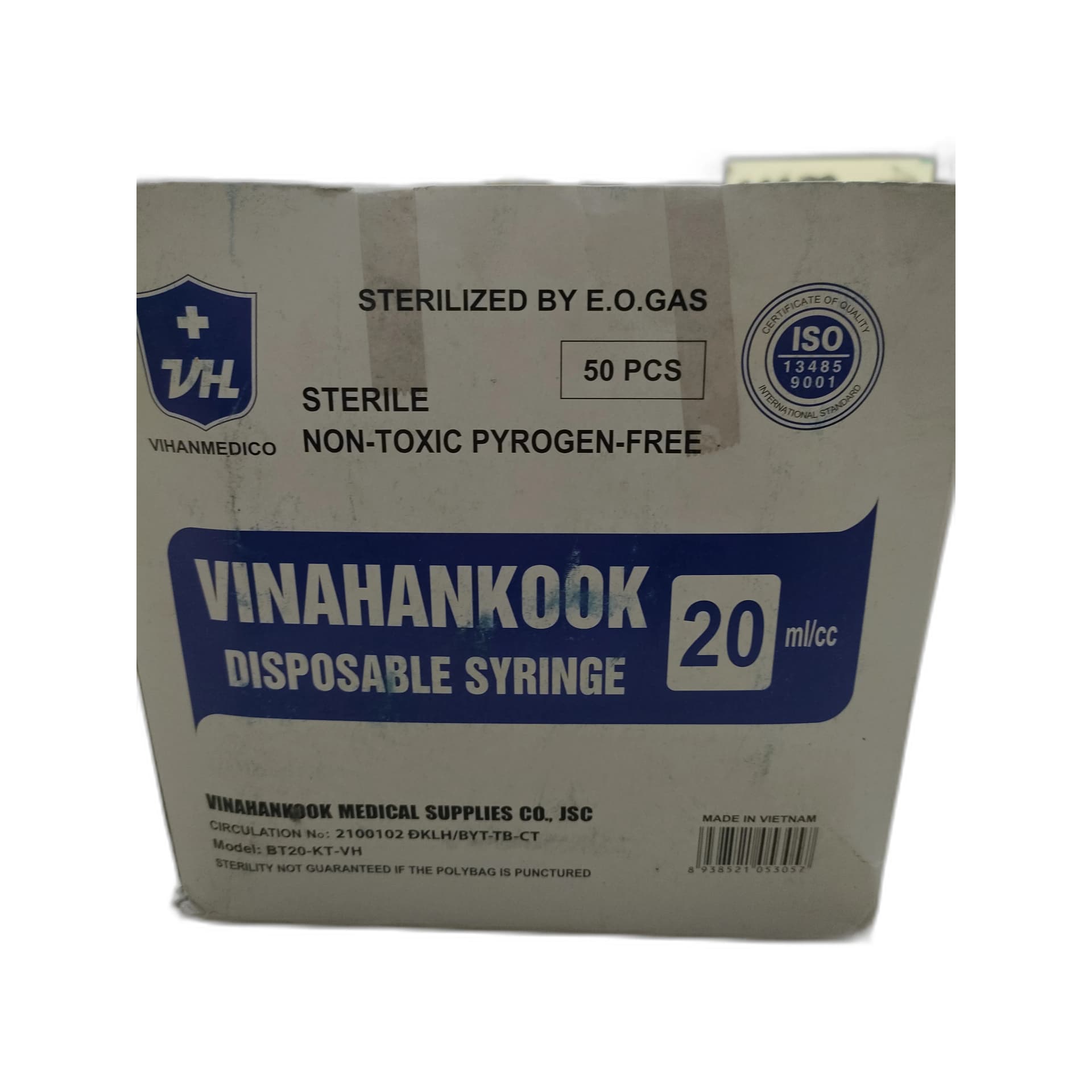 Vinahankook 20ml Disposable Syringe
