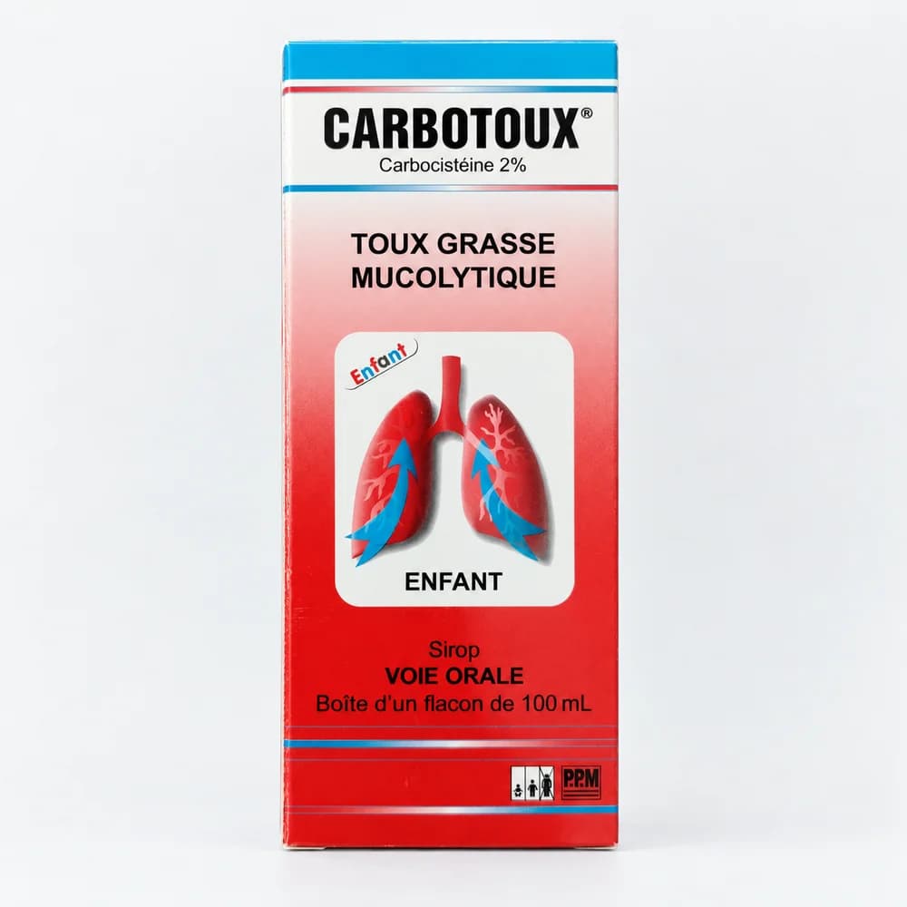 Carbotoux Enfant 2% Carbocisteine 2%