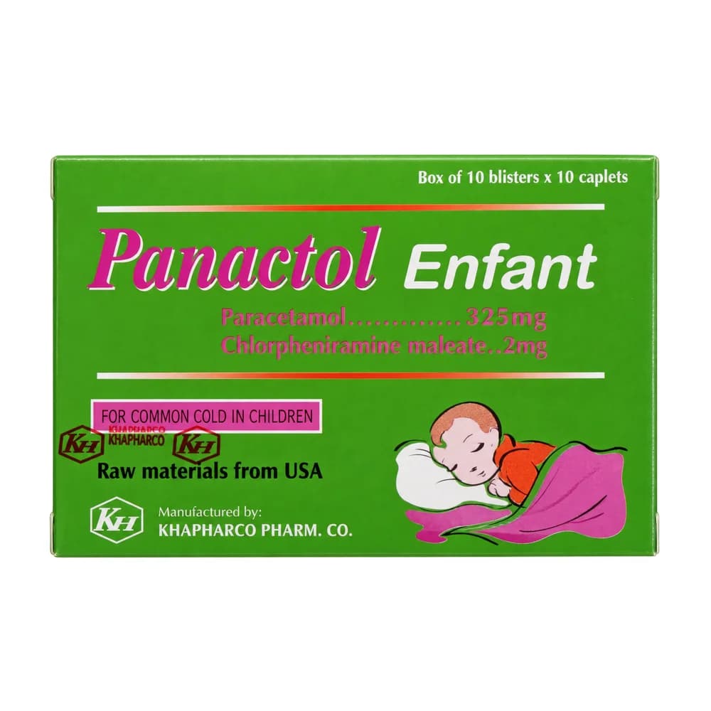Panactol Enfant 325 mg / 2 mg