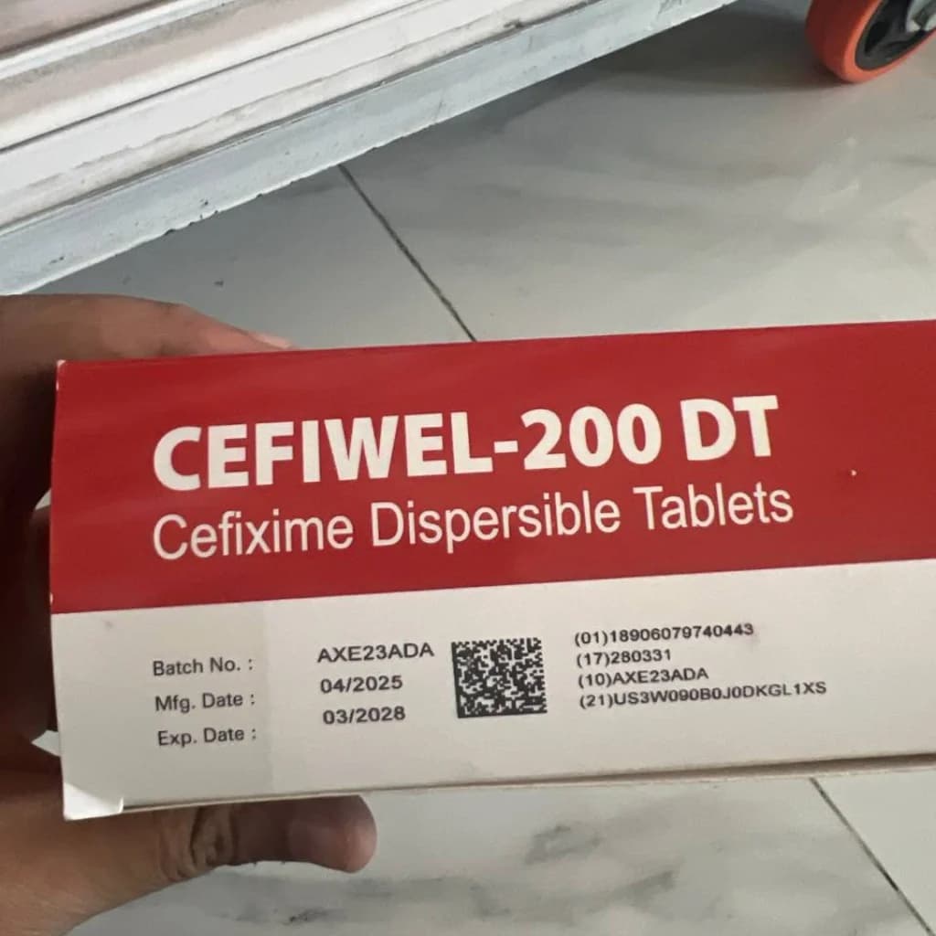 CEFIWEL-200 DT Cefixime 200 mg