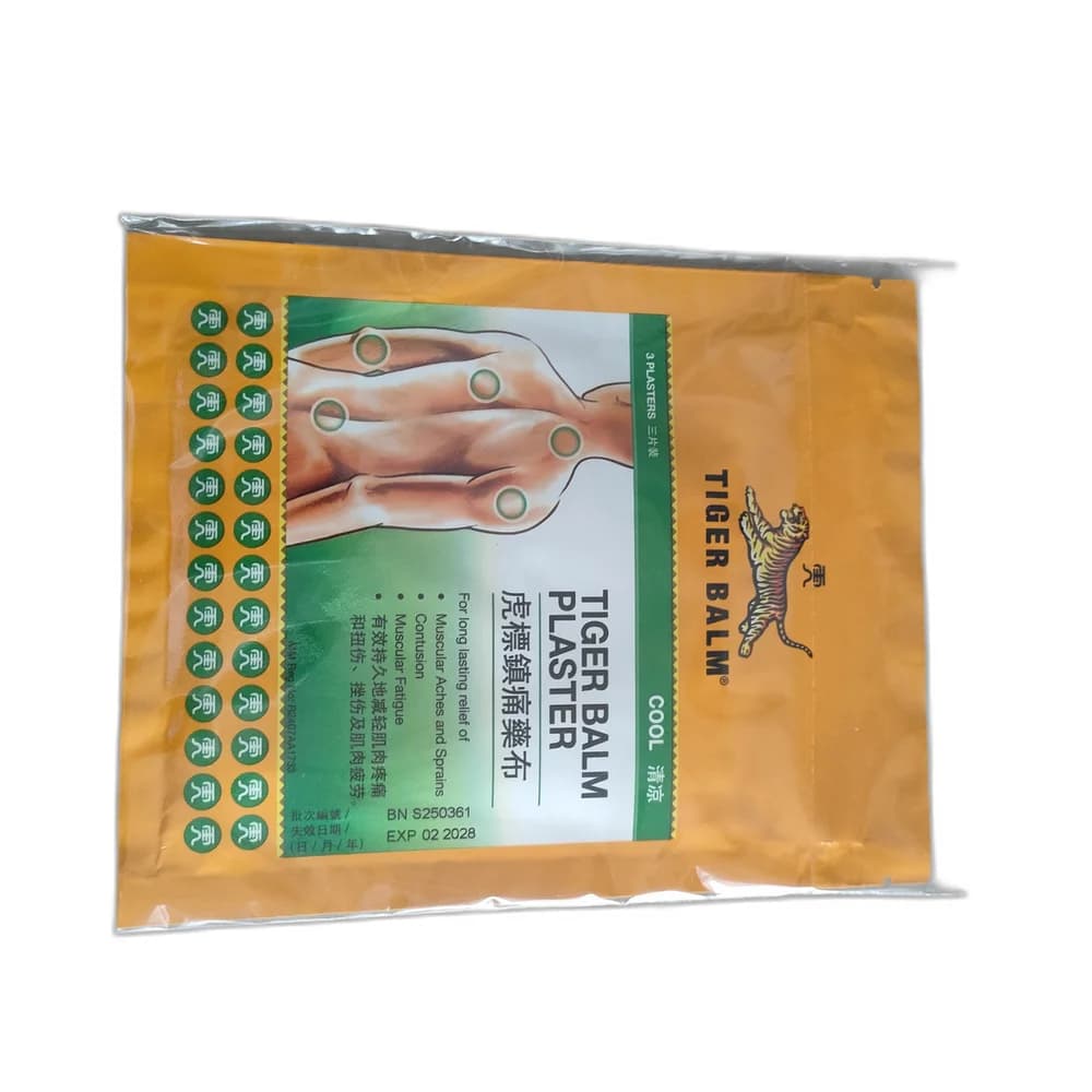 Tiger Balm Plaster Cool 3 plasters, 7 × 10 cm each
