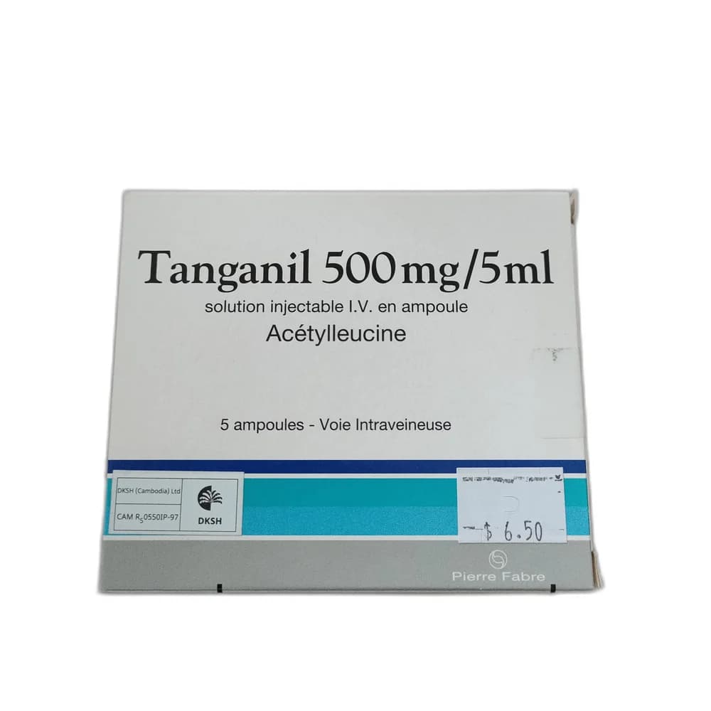 Tanganil 500 mg/5 mL Injectable 500 mg / 5 mL