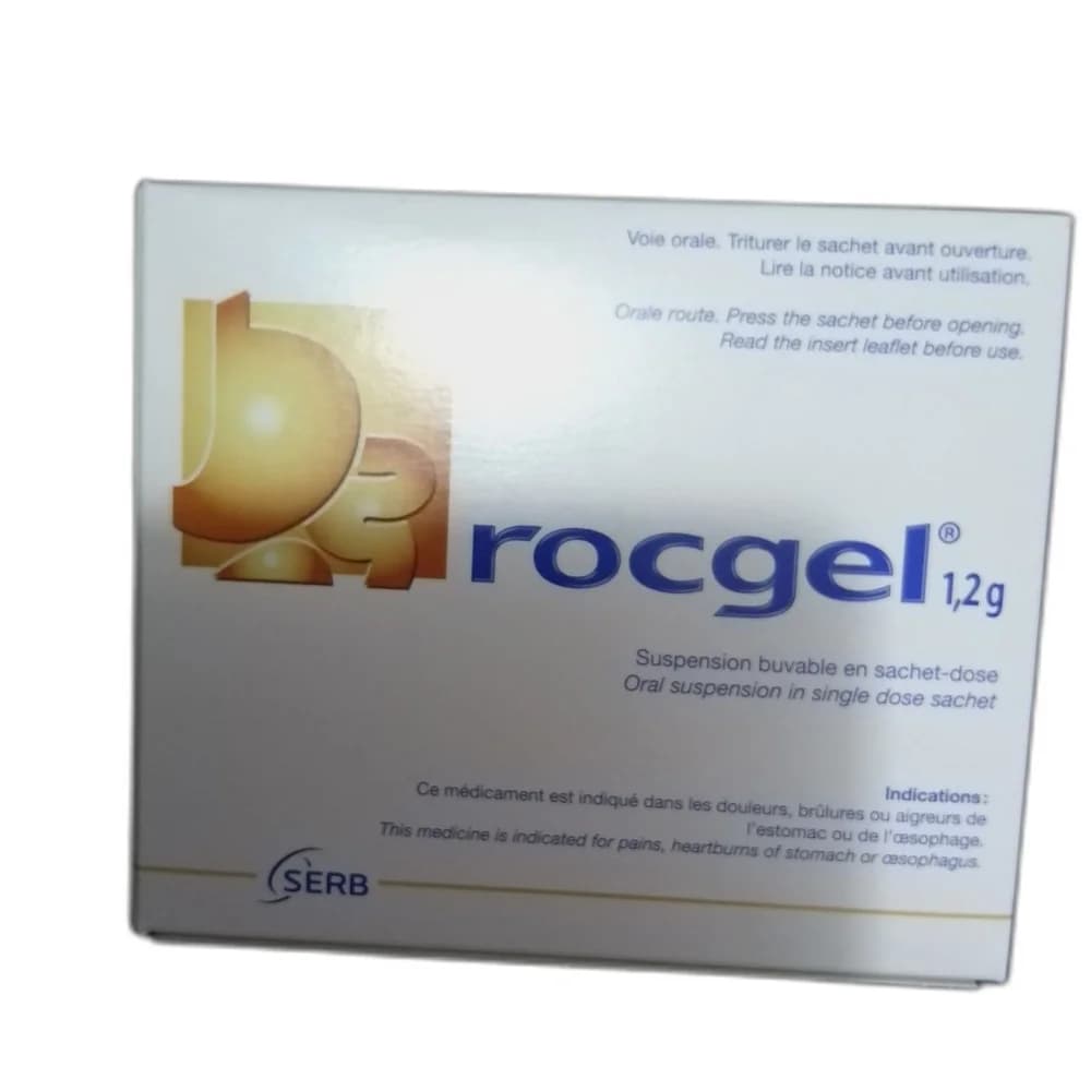 Rocgel 1.2 g aluminium oxide equivalent per sachet