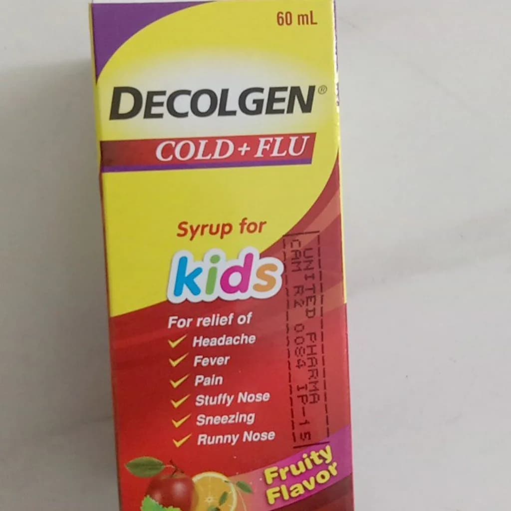 DECOLGEN Cold + Flu (Kids) Not available