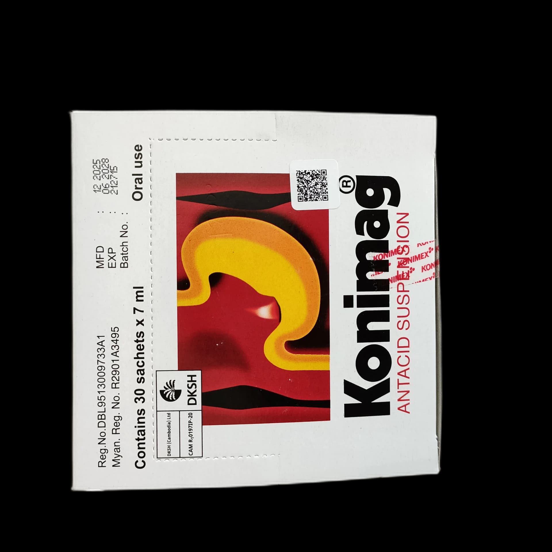 Konimag Antacid Suspension 7ml per sachet
