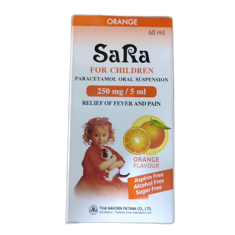 SaRa For Children 250 mg per 5 mL