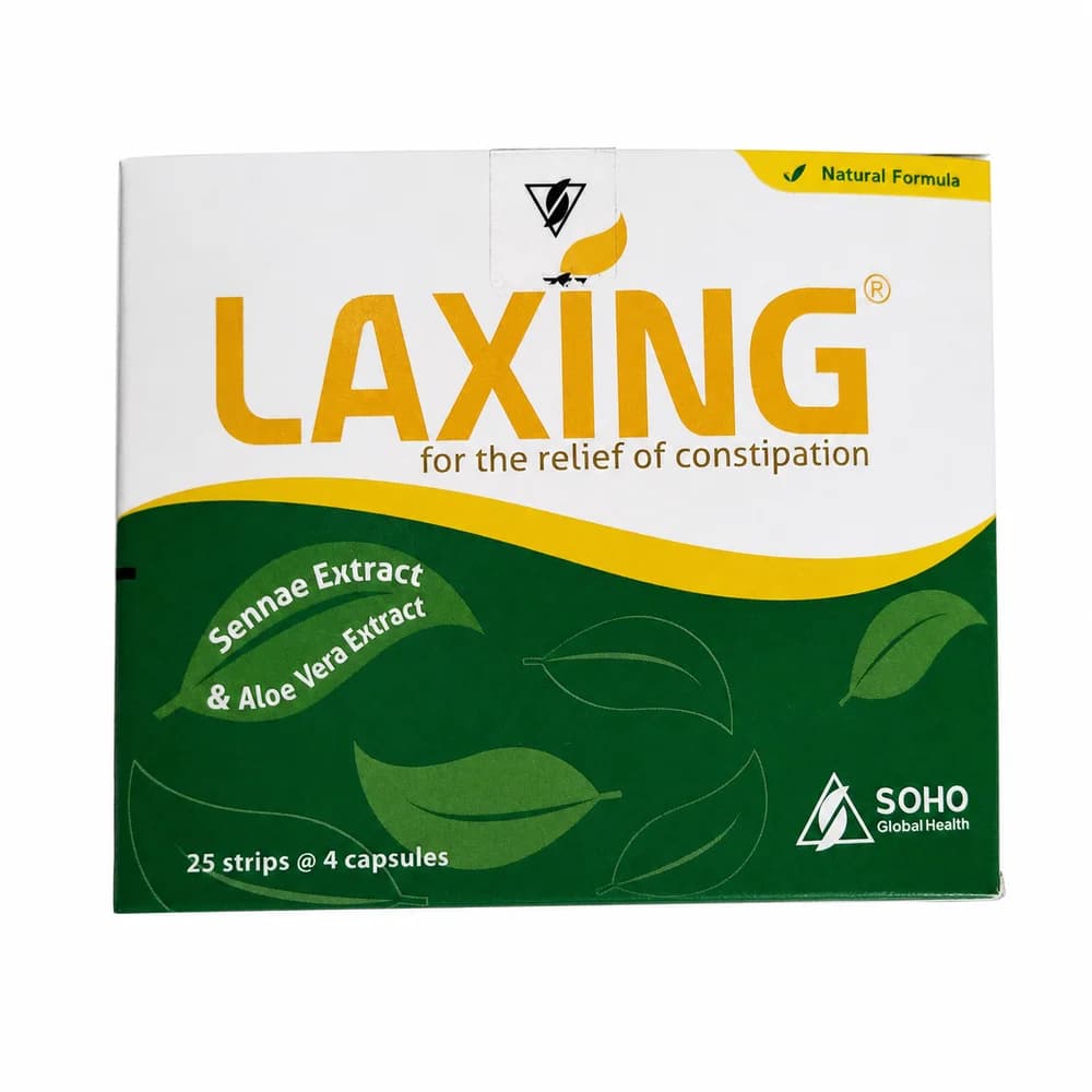 Laxing Sennae extract and Aloe vera extract capsules