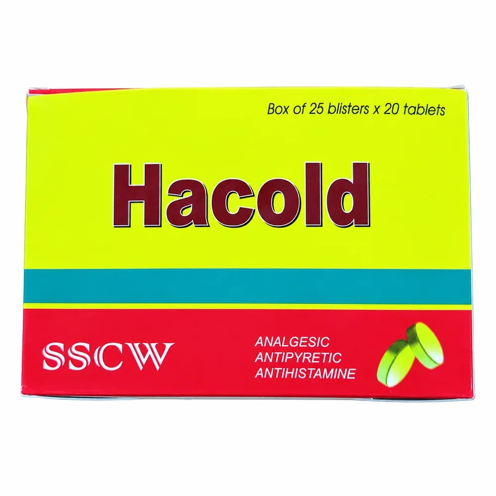 Hacold 325 mg / 2 mg tablets