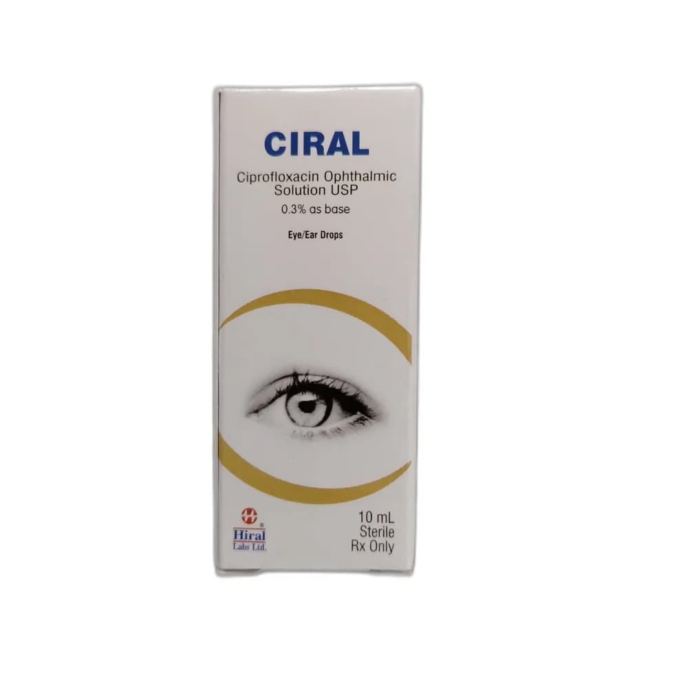 Ciral 10 ml ophthalmic/otic solution (0.3%)