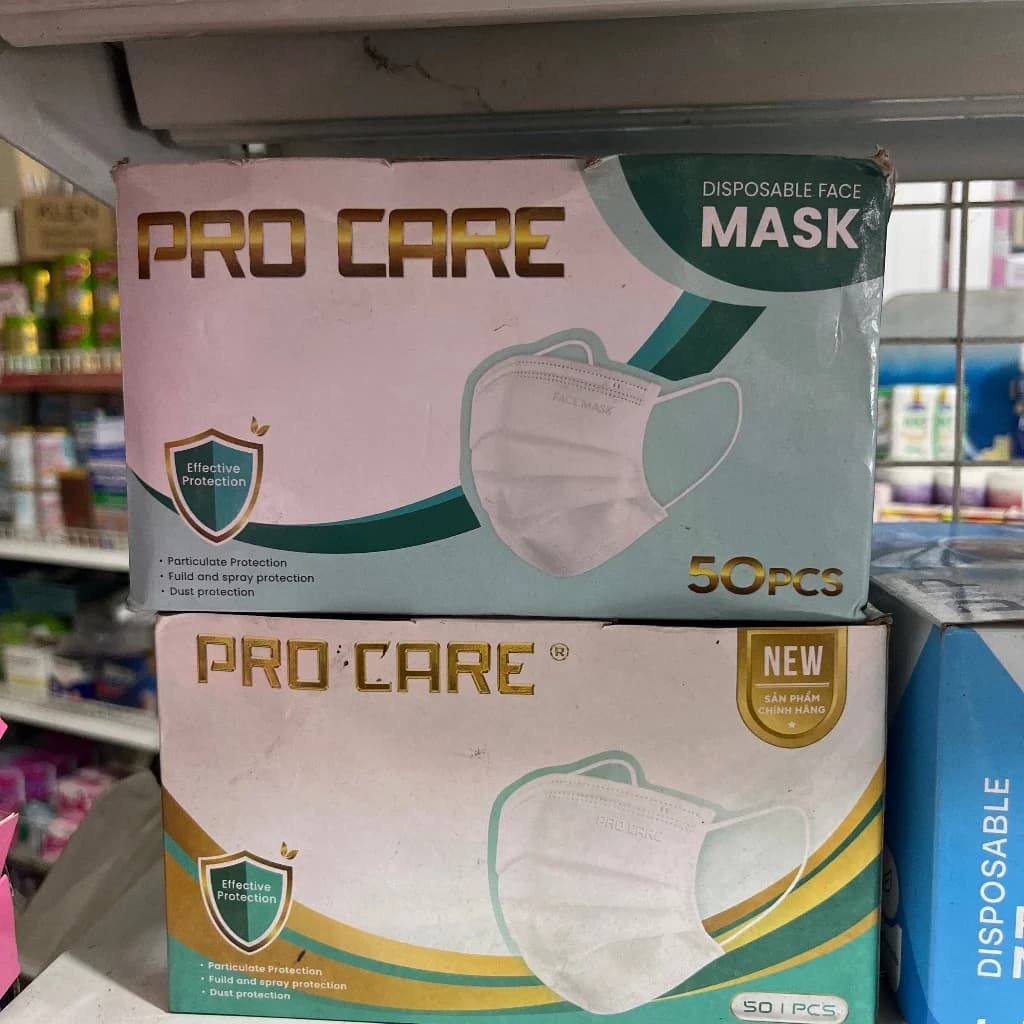Pro care mask black 50 pic