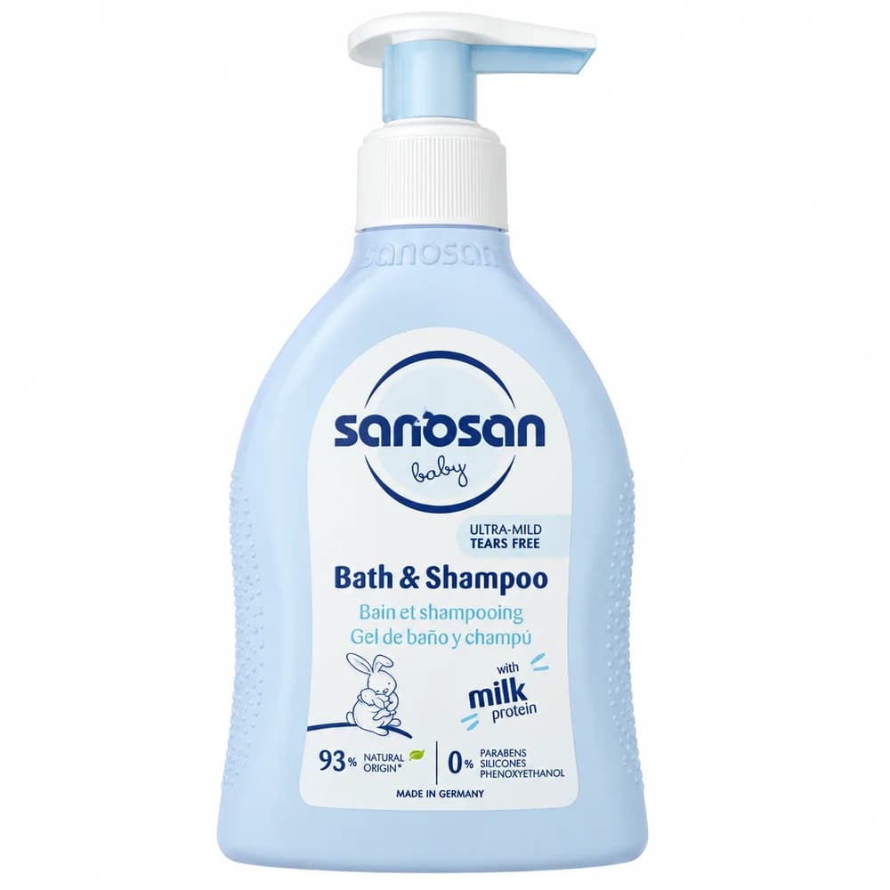 Sanosan Baby Bath & Shampoo 200 ml