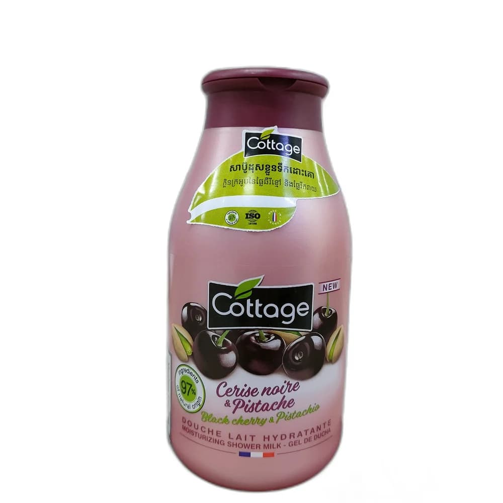 Cottage Black Cherry & Pistachio Moisturizing Shower Milk 250 ml