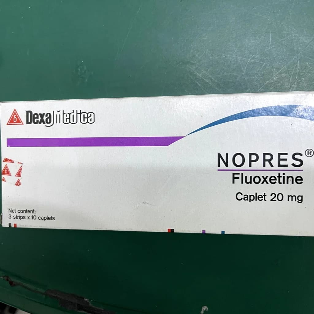 Nopres Fluoxetine 20mg