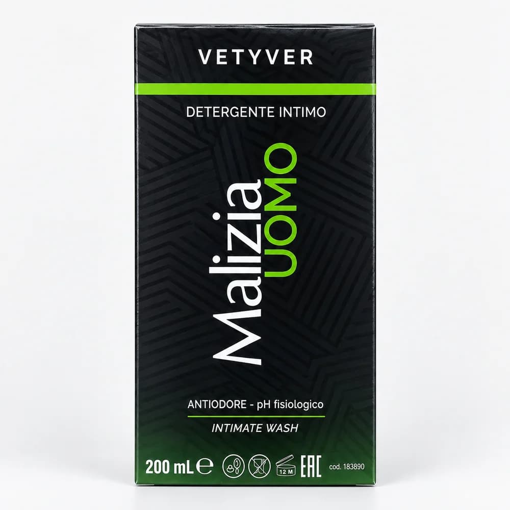 Malizia Uomo Vetyver Intimate Wash 200 ml
