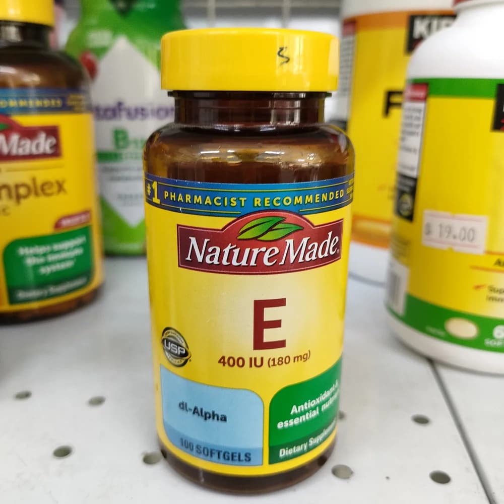 Nature Made Vitamin E 400 IU 400 IU (180 mg) per softgel