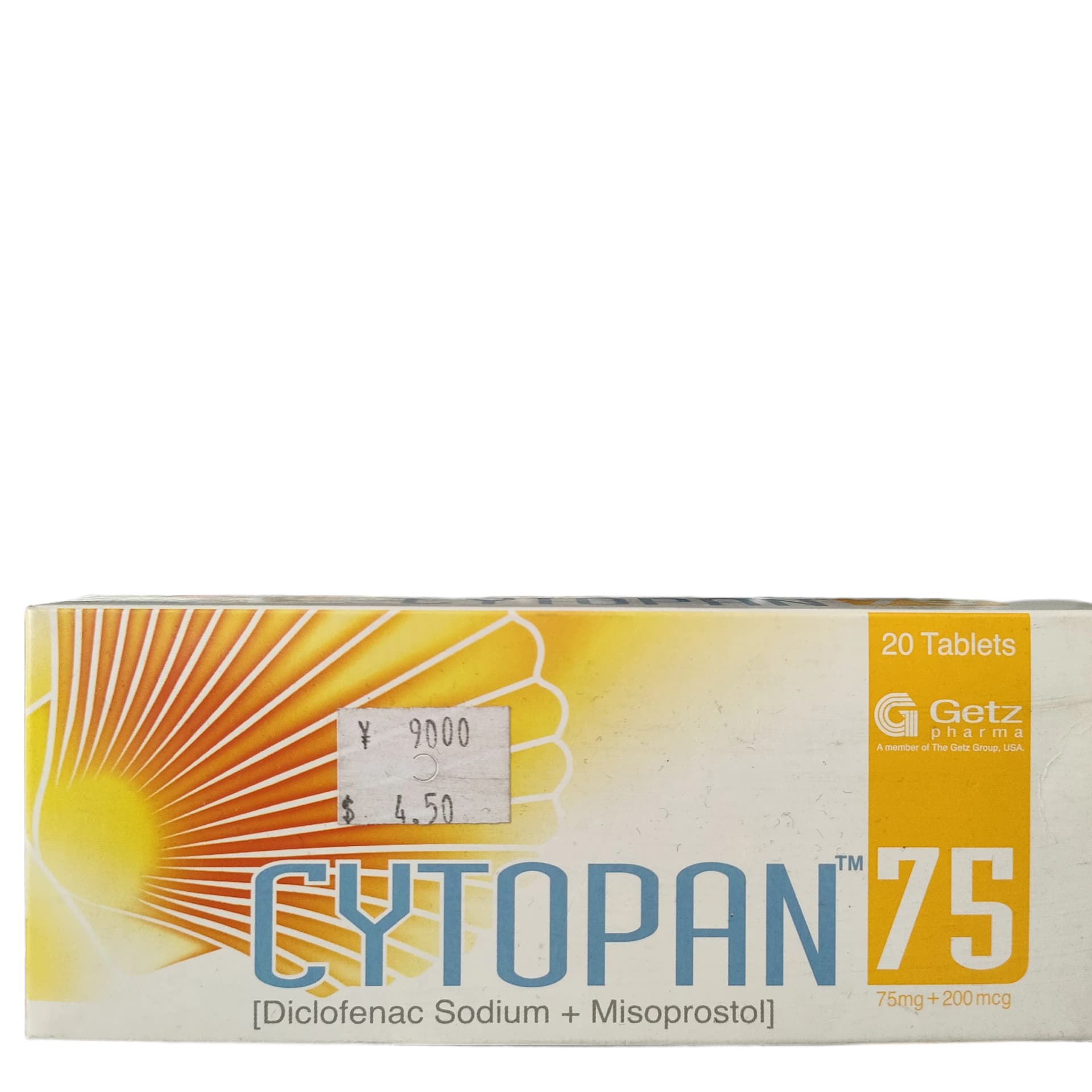 CYTOPAN 75 Diclofenac Sodium 75mg + Misoprostol 200mcg