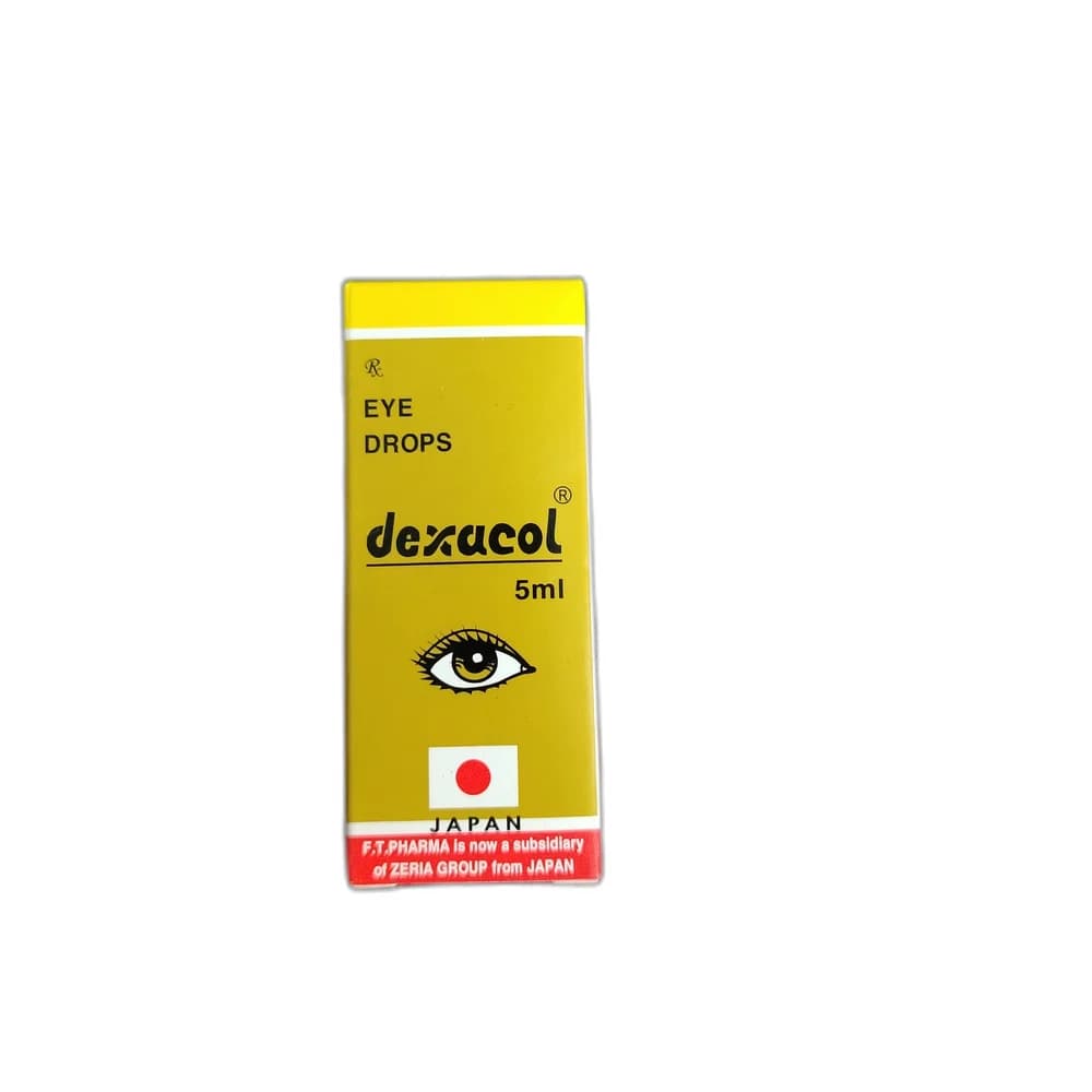 Dexacol Chloramphenicol 20mg + Dexamethasone 5mg per 5ml
