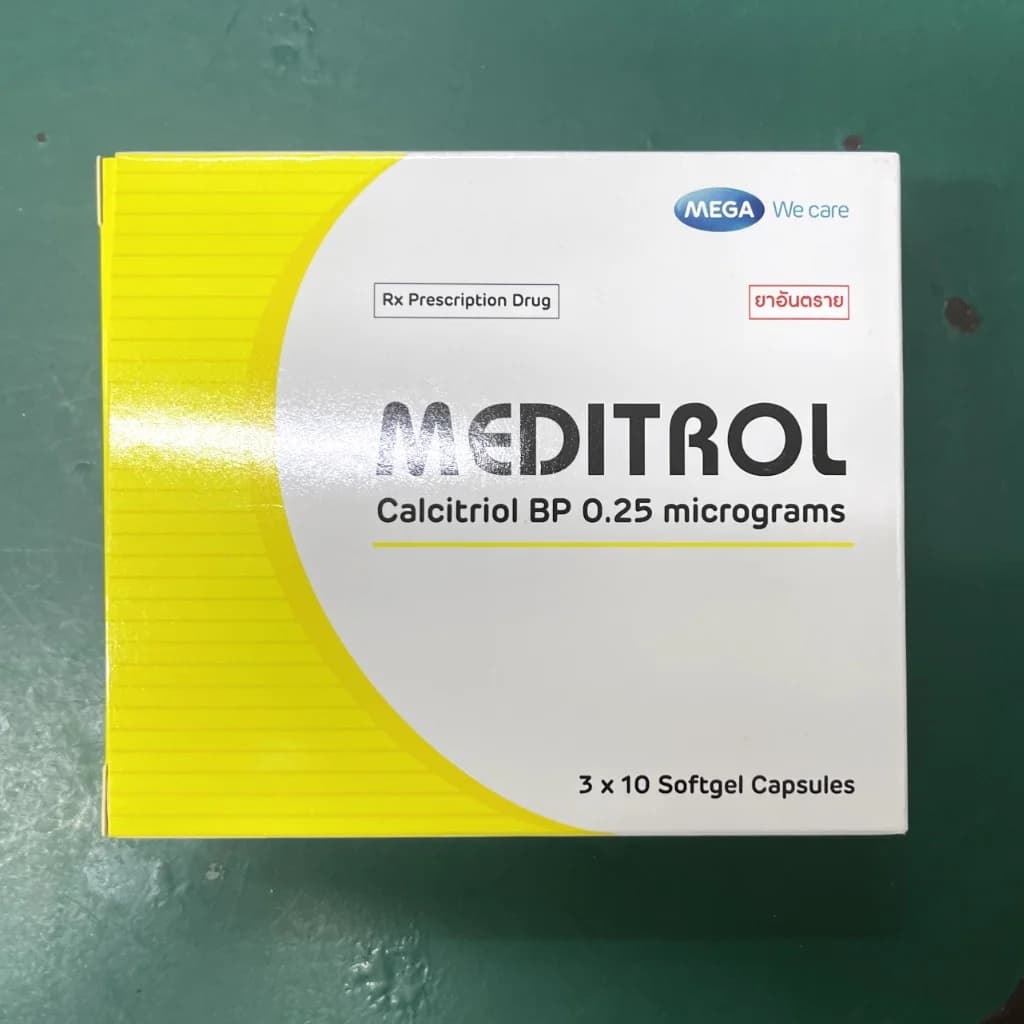 Meditrol Calcitriol BP 0.25 Micrograms Not available