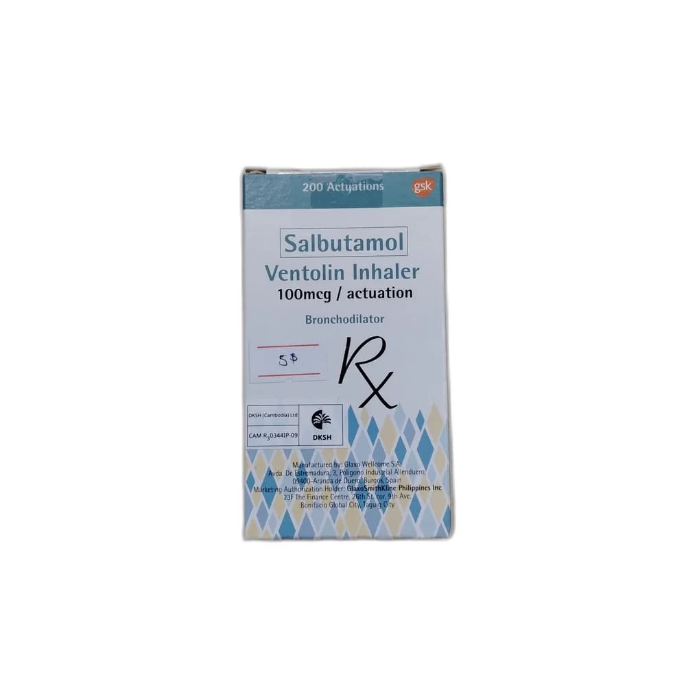 Ventolin Inhaler 100 mcg / actuation