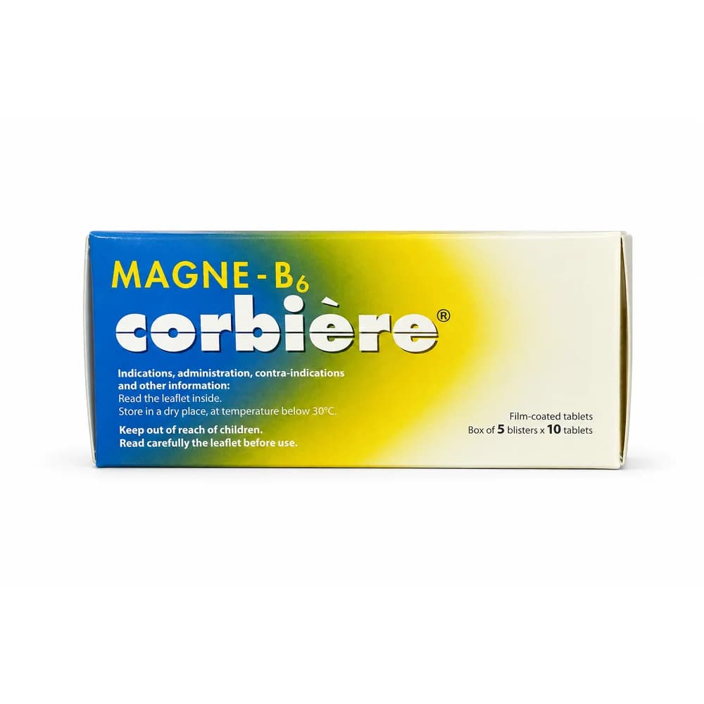 Corbière Magne-B6 Magnesium lactate dihydrate 470 mg / Pyridoxine hydrochloride 5 mg