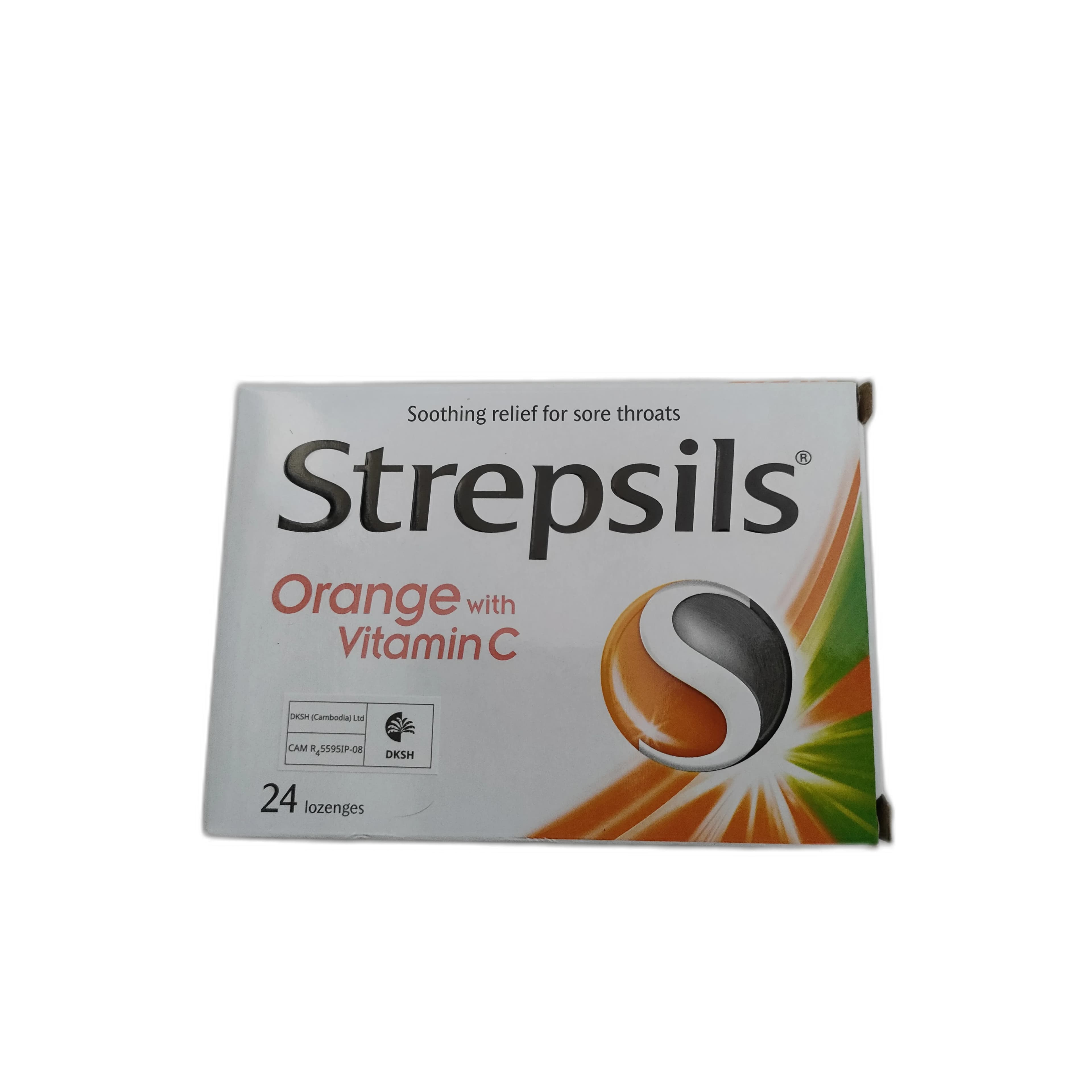 Strepsils Orange with Vitamin C 1.2 mg/0.6 mg/100 mg